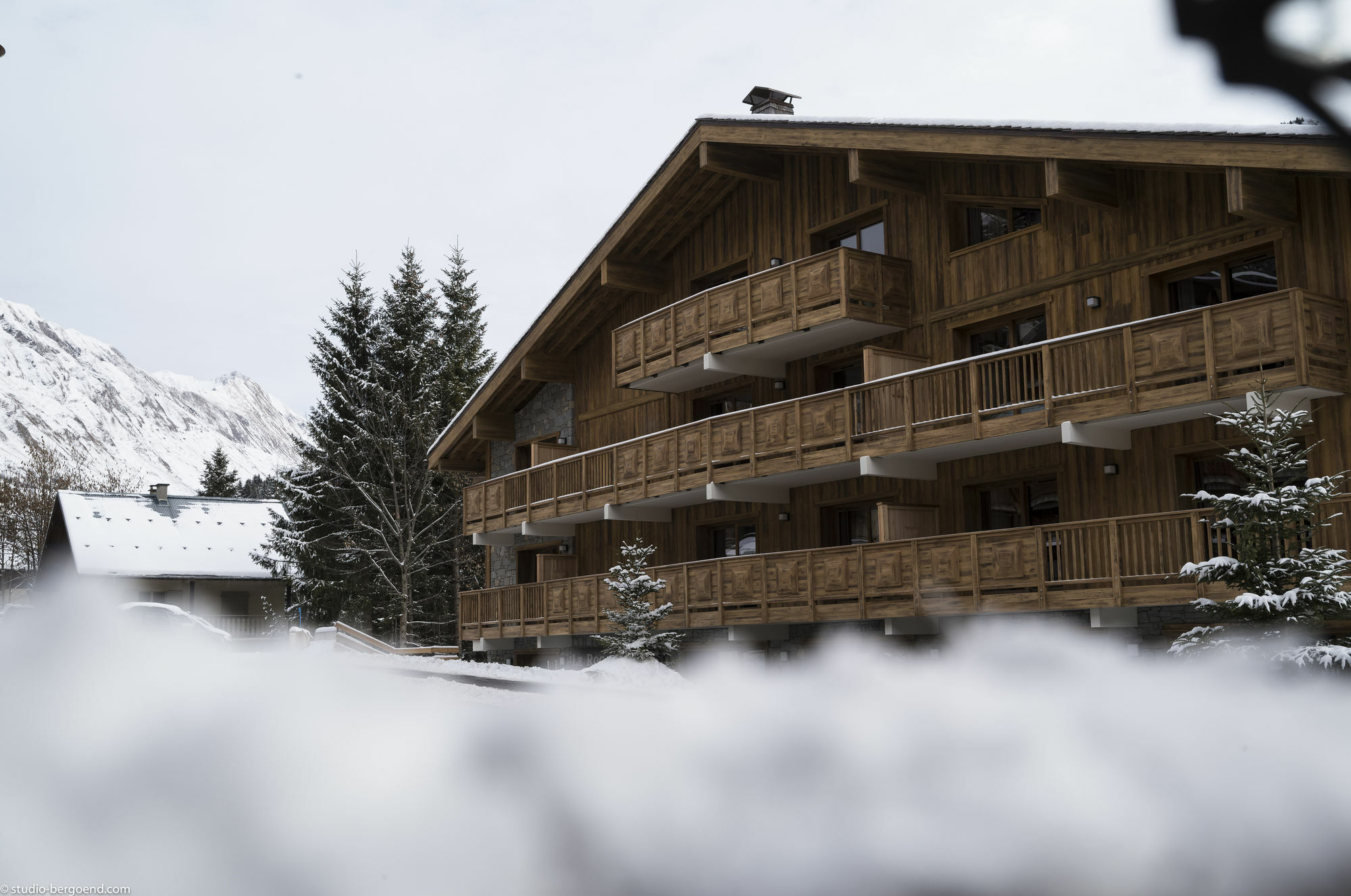 Mgm Hotels & Residences - Residence Le Roc Des Tours Le Grand-Bornand Eksteriør bilde